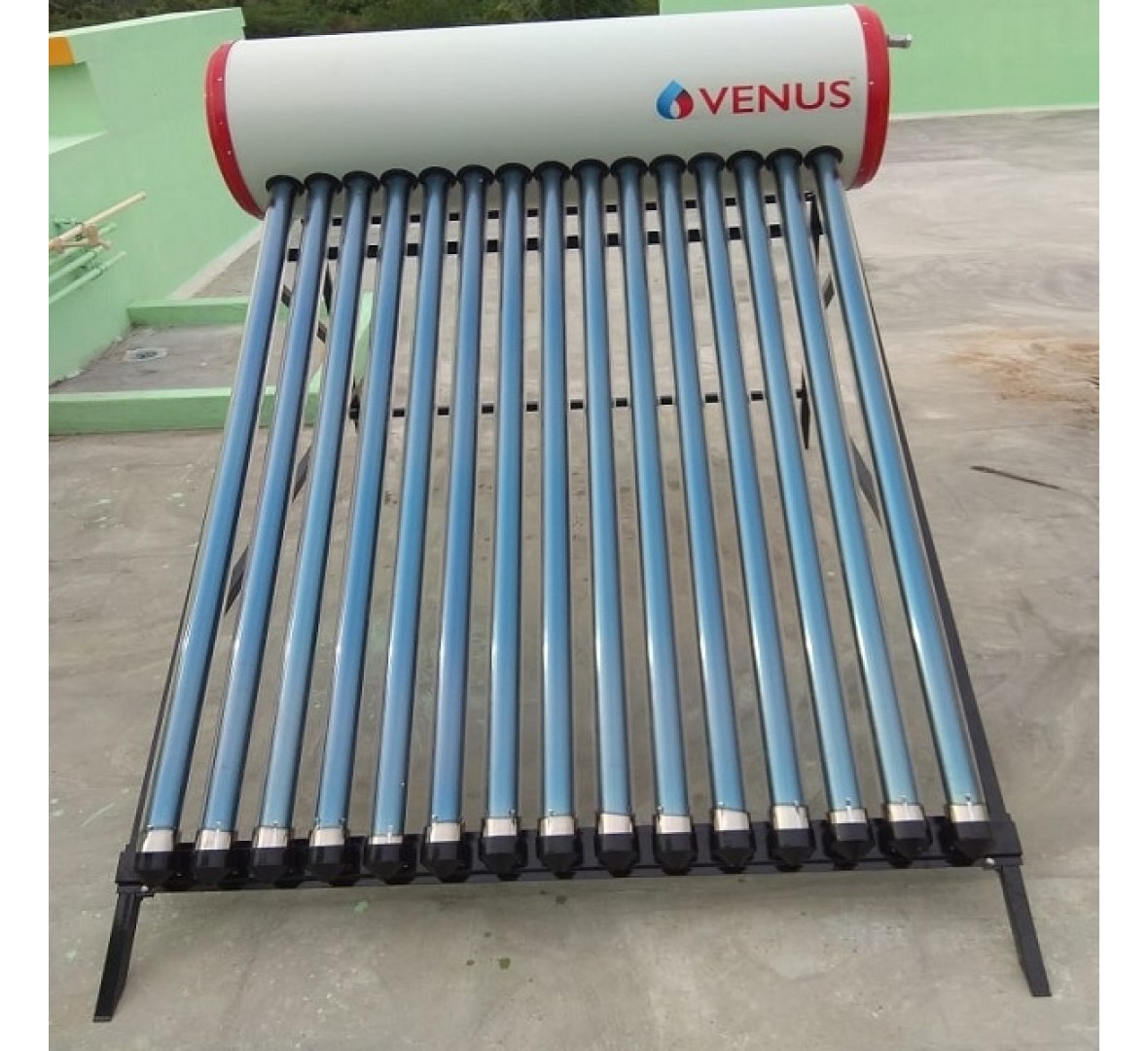 VENUS 200SVLE SOLAR WATER HEATER 200 LPD (MILD STEEL WITH EPOXY COATED)