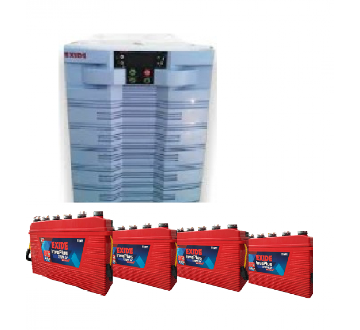 EXIDE HKVA UPS 3.5KVA + EXIDE INVAPLUS IPT 1000 100AH BATTERY