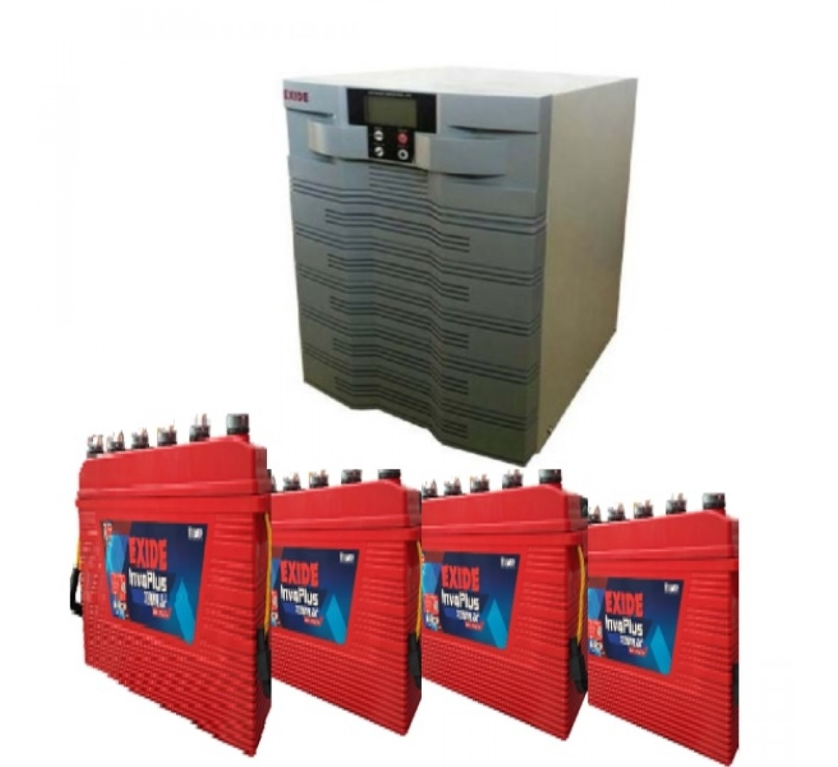 EXIDE HKVA UPS 5.2KVA + 4 x EXIDE INVAPLUS IPT 1000 100AH BATTERY