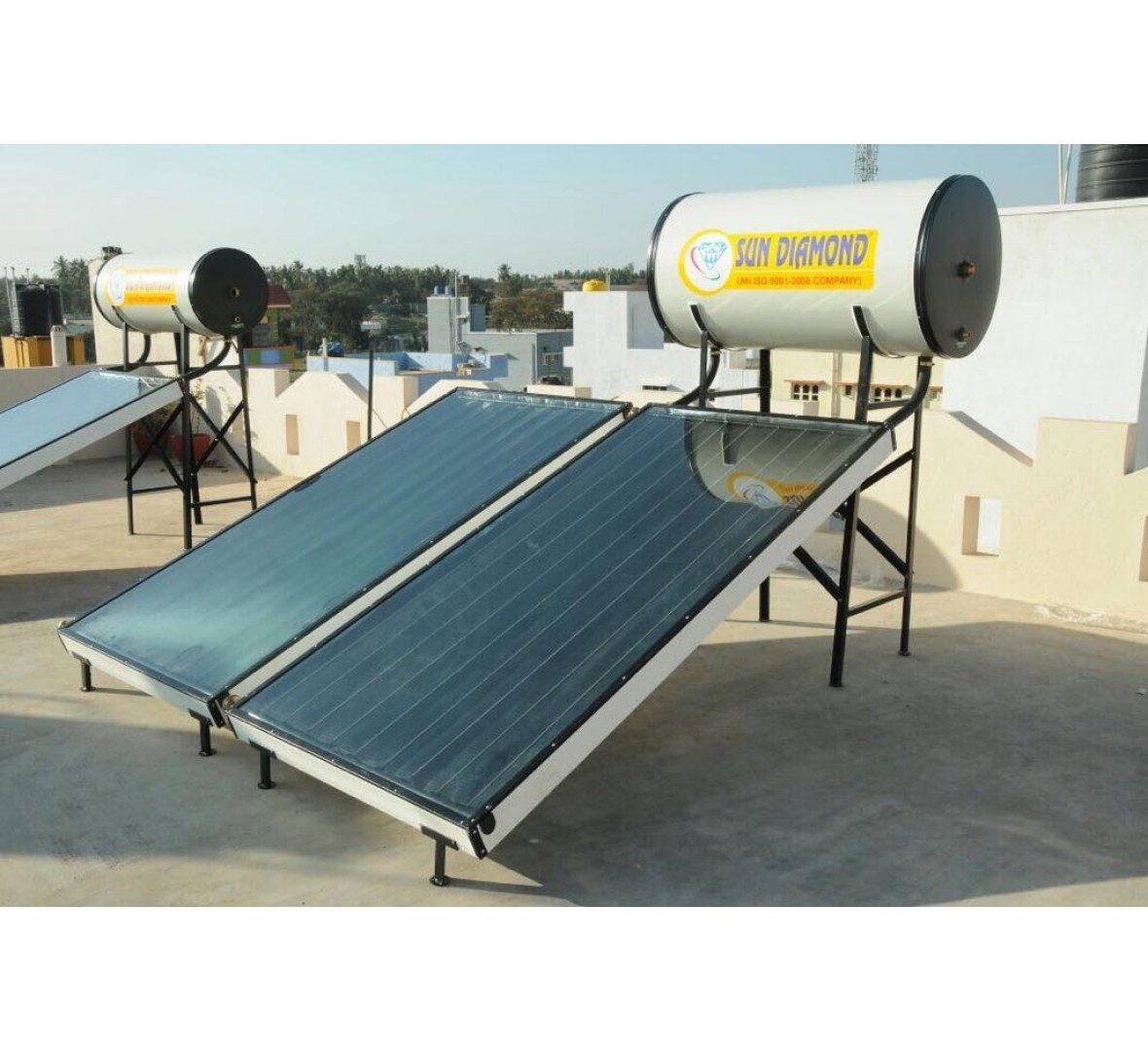 SUN DIAMOND SOLAR PREMIER 200LPD PRESSURIZED (SS 304 - 3MM) SOLAR WATER HEATER