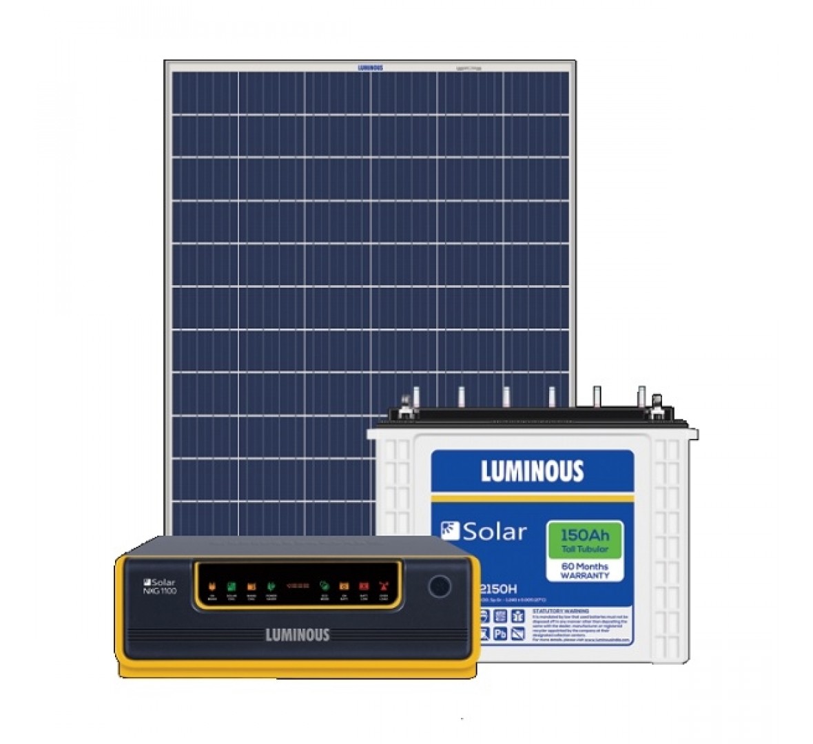 Luminous Solar 850VA Combo (850VA + 150AH x 1 + 200W)
