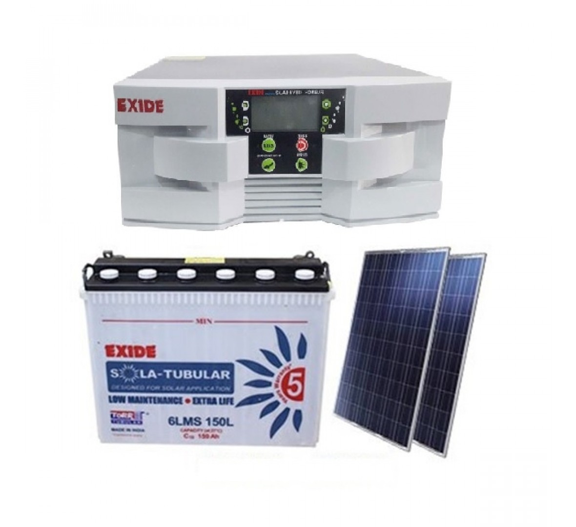 EXIDE SOLAR 850VA COMBO (850VA + 150AH + 300W)