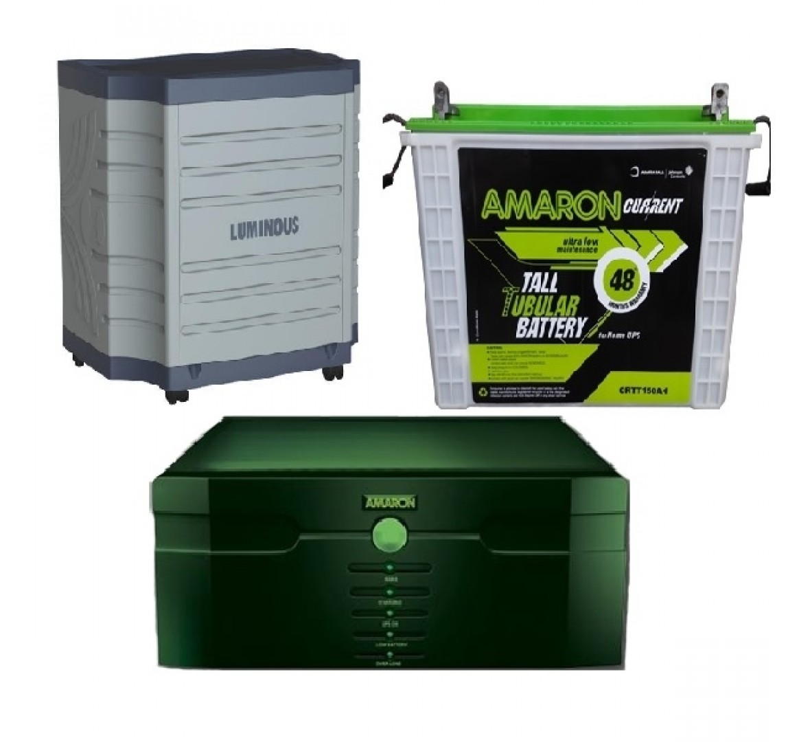 AMARON 880VA + AMARON CRTTN150 150AH + TROLLEY