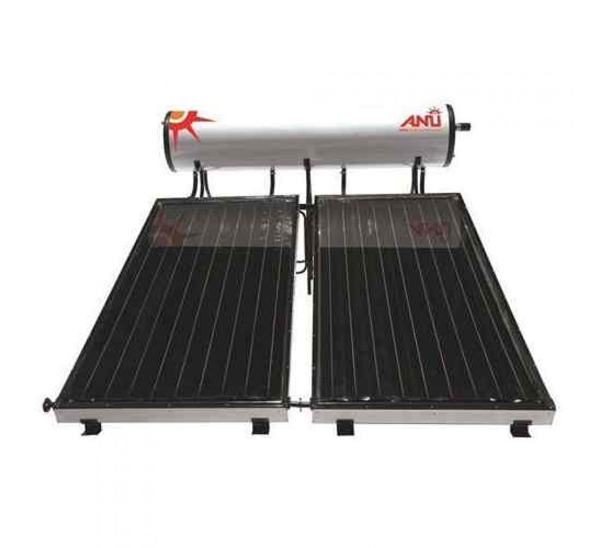 ANU SOLAR WATER HEATER 200LPD FPC (SS 304 TANK, 1MM)