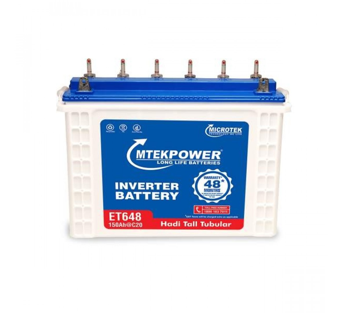 MICROTEK MTEK ET 948 200AH TUBULAR BATTERY