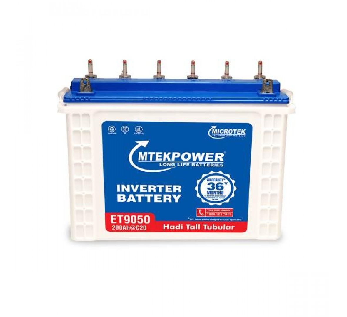 MICROTEK MTEK ET 9050 200AH TUBULAR BATTERY