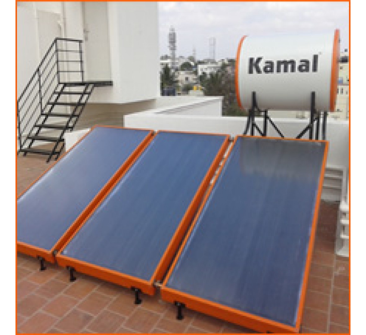 KAMAL 300LPD PRESSURIZED SOLAR WATER HEATER