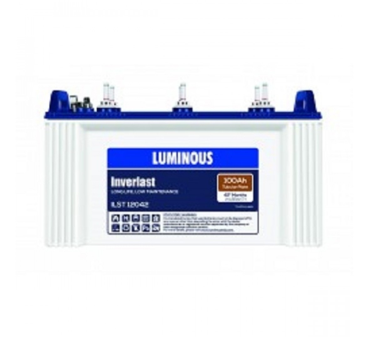 LUMINOUS ILST 12042 100AH TUBULAR BATTERY