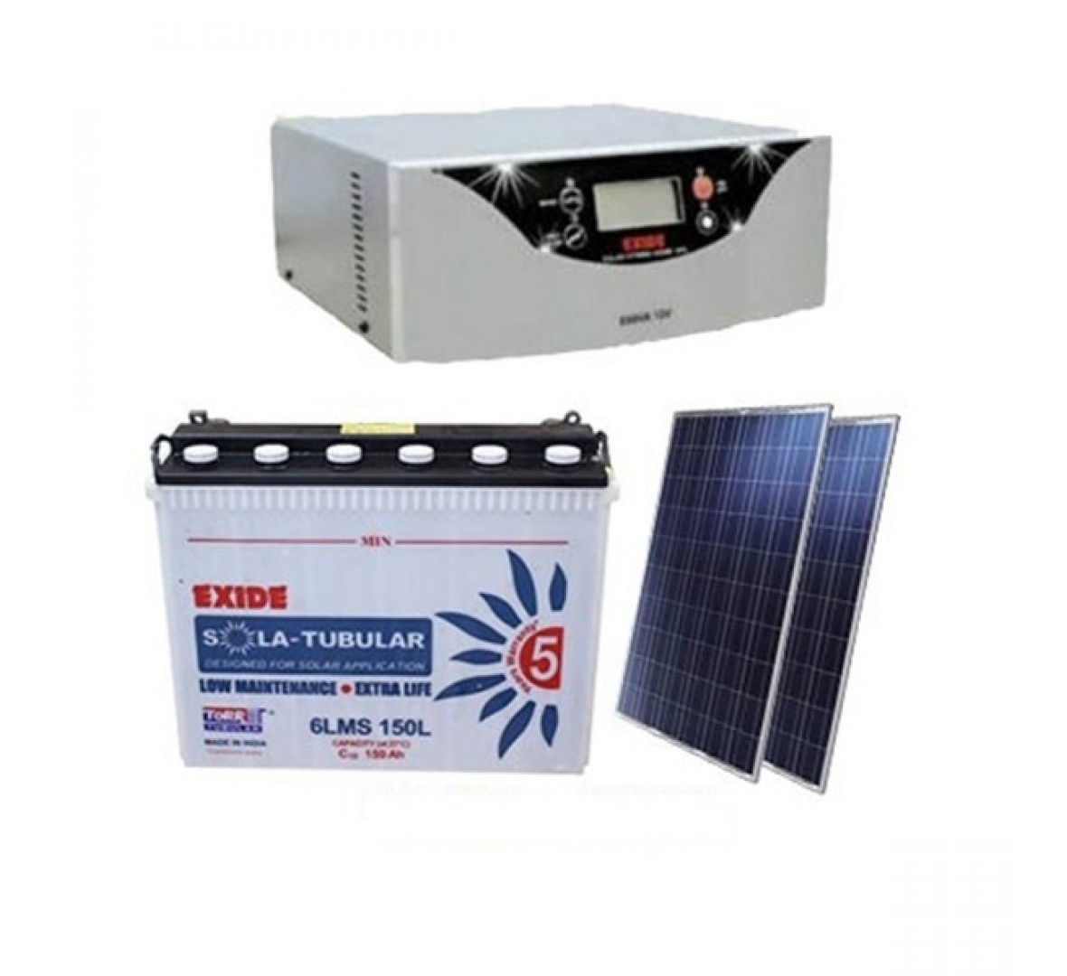 EXIDE SOLAR 1100VA COMBO (1100VA + 150AH x 1 + 300W)