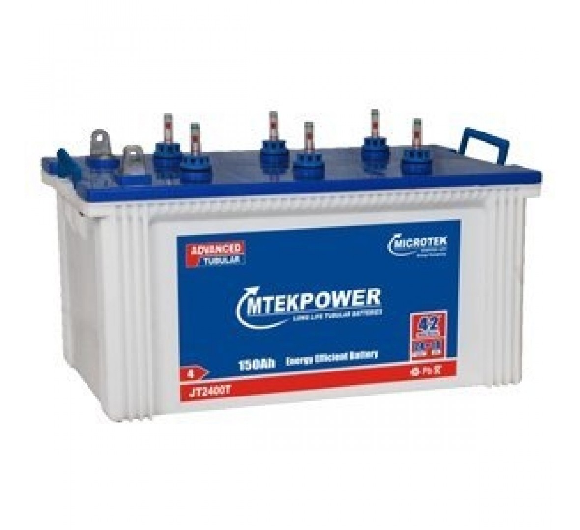 MICROTEK MTEK JT 2400T 150AH TUBULAR BATTERY