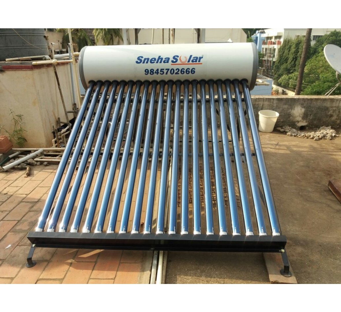 SNEHA SOLAR PLUS 200LPD SOLAR WATER HEATER