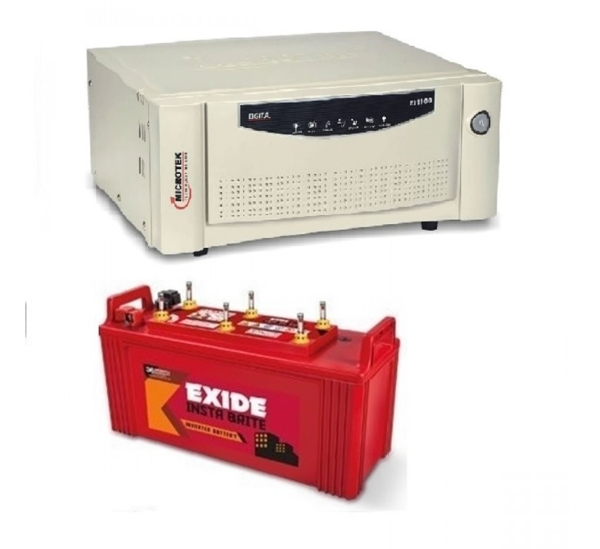 MICROTEK UPS SEBZ 900VA + EXIDE IB 880 88AH BATTERY