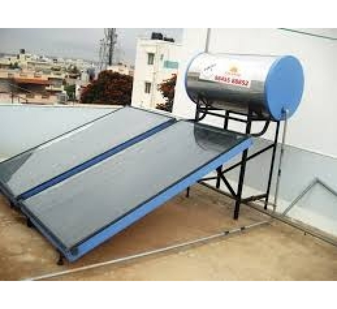 SUNKIRAN NON-PRESSURIZED FPC 200LPD (SS 304G) SOLAR WATER HEATER