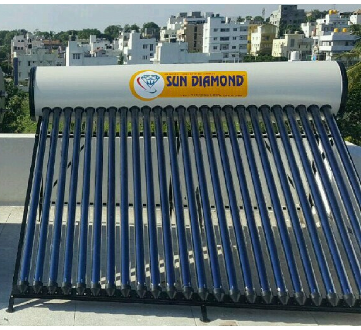  SUN DIAMOND SOLAR DELUX (COPPER TANK) 250LPD SOLAR WATER HEATER