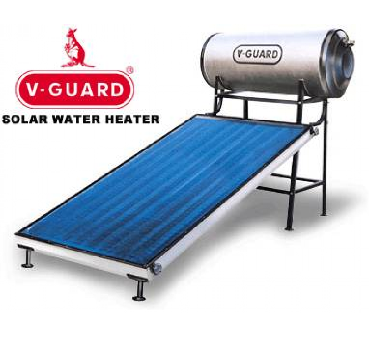 V-GUARD PRESSURIZED SOLAR WATER HEATER FPC 500LPD