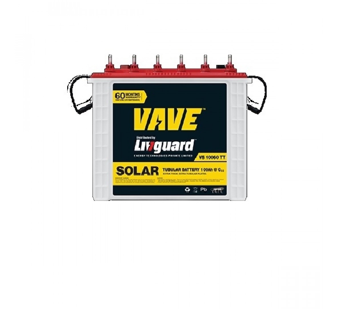 LIVGUARD VAVE VS 10060TT 100AH BATTERY (Solar Batteries)