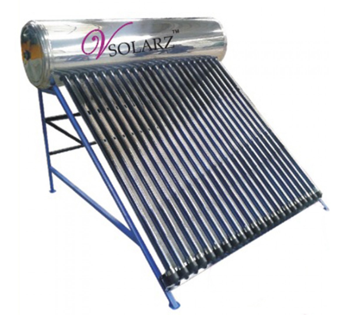 VSOLARZ 250LPD SOLAR WATER HEATER ETC (SS 304 TANK, 0.8MM)