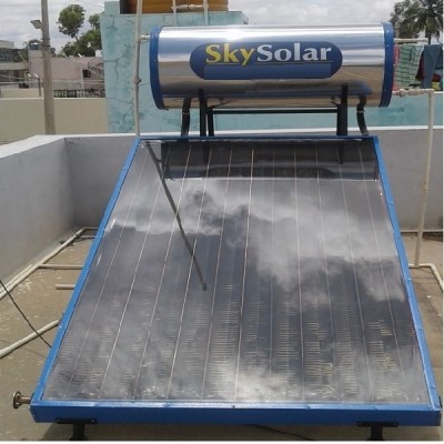SKY SOLAR WATER HEATER 100 LPD NON-PRESSURIZED SS TANK