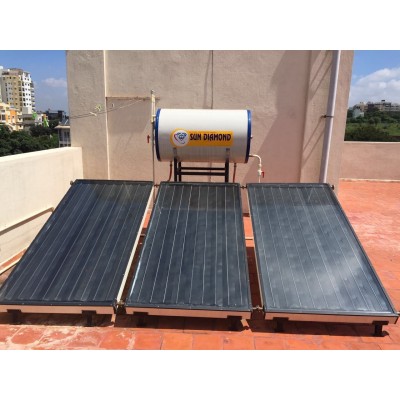 SUN DIAMOND SOLAR PREMIER NON-PRESSURIZED FPC 300LPD (SS 304 - 1MM) SOLAR WATER HEATER