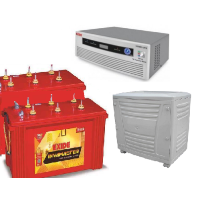 EXIDE PURE SINE WAVE HOME UPS 1450VA (24)+ 2 x EXIDE INVAMASTER IMST1500 150AH BATTERY