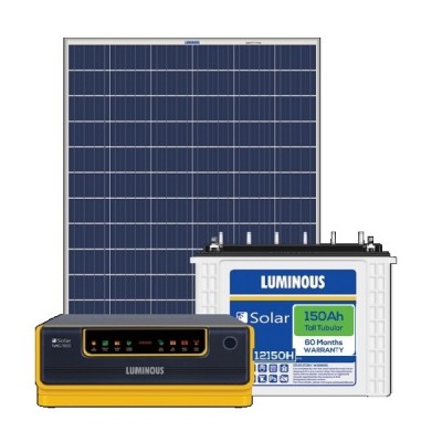 LUMINOUS SOLAR 1500VA COMBO (1500VA + 150AH x 2 + 650W)