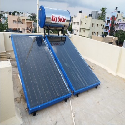 SKY SOLAR WATER HEATER 200 LPD NON-PRESSURIZED SS TANK