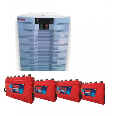 EXIDE HKVA UPS 3.5KVA + 4 x EXIDE INVAPLUS IPST 1000 100AH BATTERY