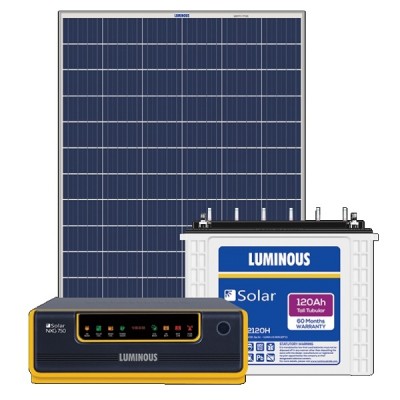 LUMINOUS SOLAR 500VA COMBO (500VA + 120AH x 1 + 160W)