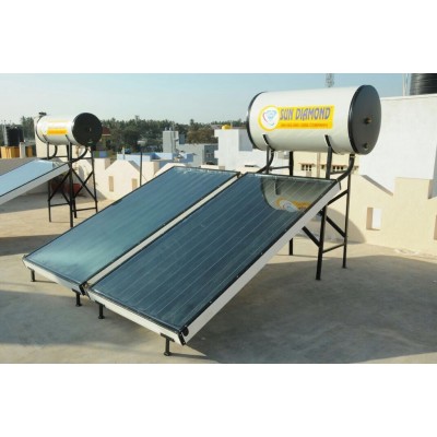 SUN DIAMOND SOLAR PREMIER 200LPD PRESSURIZED (SS 304 - 3MM) SOLAR WATER HEATER