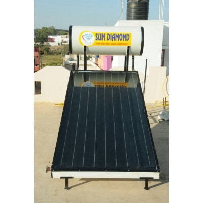 SUN DIAMOND SOLAR PREMIER NON-PRESSURIZED FPC 150LPD (SS 304 - 0.8MM) SOLAR WATER HEATER