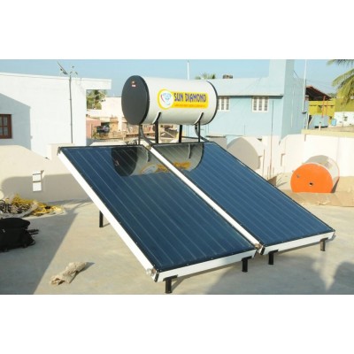 SUN DIAMOND SOLAR DELUX NON-PRESSURIZED FPC 200LPD (COPPER TANK) SOLAR WATER HEATER