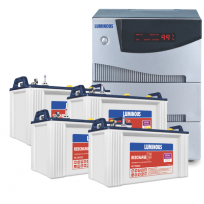 LUMINOUS CRUZE UPS 3.5KVA + 4 X LUMINOUS RC 15000 120AH