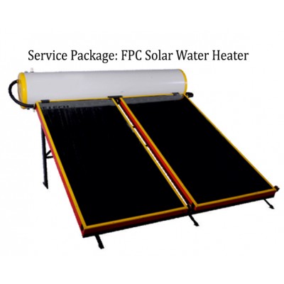 SOLAR WATER HEATER SERVICE PACKAGE FOR FLAT PLATE COLLECTOR (FPC)