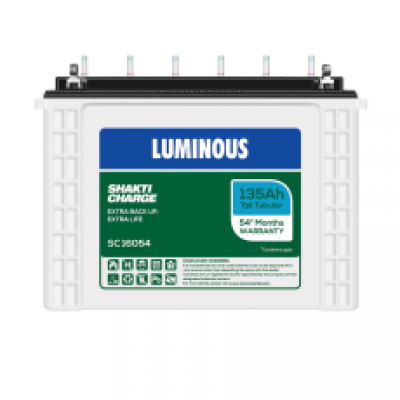 LUMINOUS SC 16054, 135AH TALL TUBULAR BATTERY