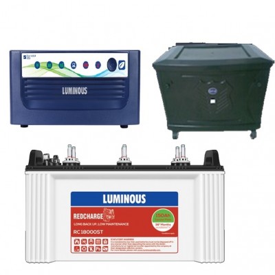 LUMINOUS ECO VOLT+ 1050 +LUMINOUS RC 18000ST, 150AH + TROLLEY