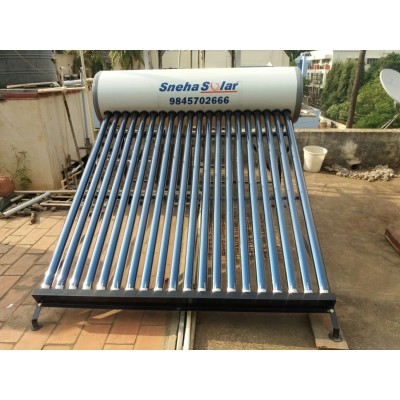 SNEHA SOLAR PLUS 200LPD SOLAR WATER HEATER (GI WITH ENAMEL COATING)