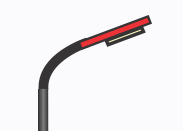 Elbow pole mounting